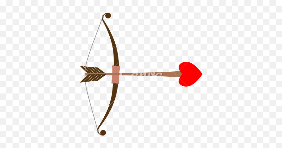 Bow And Arrow Valentineu0027s Day Cupid - Arrow Bow Png Download Cupid Bow And Arrow Transparent Background Emoji,Archer Emoji