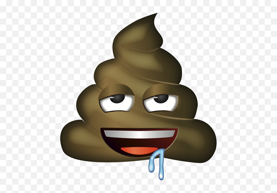 Emoji - Bull And Poop,Slobbering Emoji