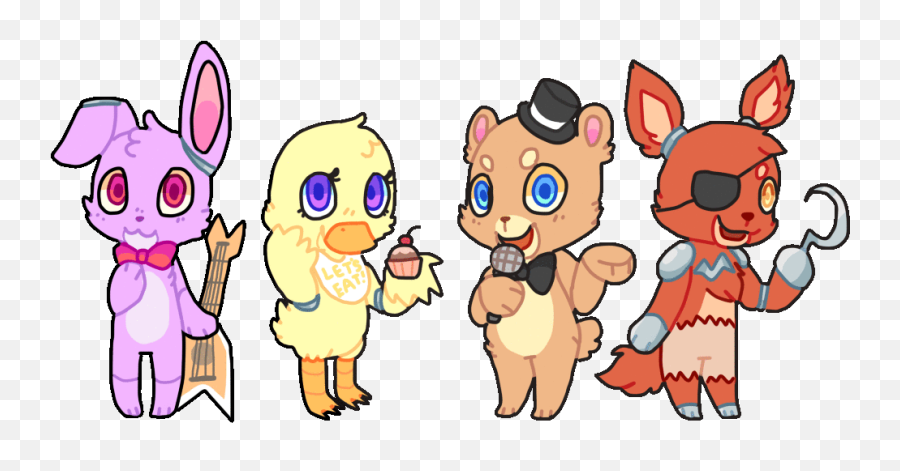 Kawaii Cute Fnaf Coloring Pages - Five Nights At Freddys Animation Emoji,Fnaf Emoji