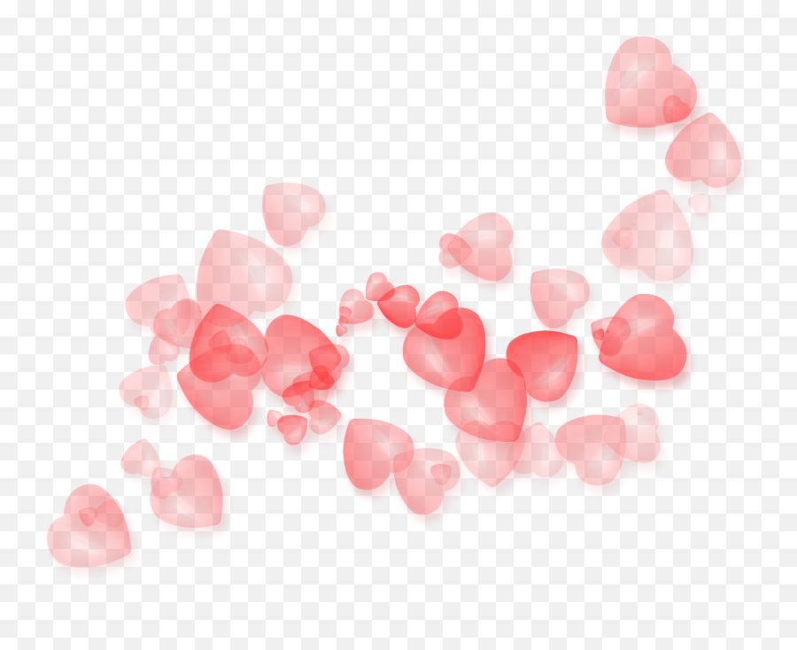 Watercolor Painting Graphics - Transparent Hearts Decor Png Emoji,Pink Heart Emoticon For Forums