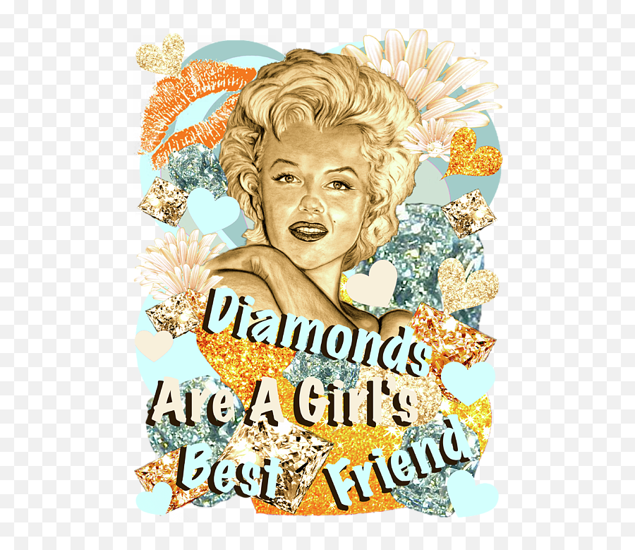 Marilyn Diamonds Are A Girls Best Friend T - Shirt For Sale By Emoji,Emoji Movie Marilyn