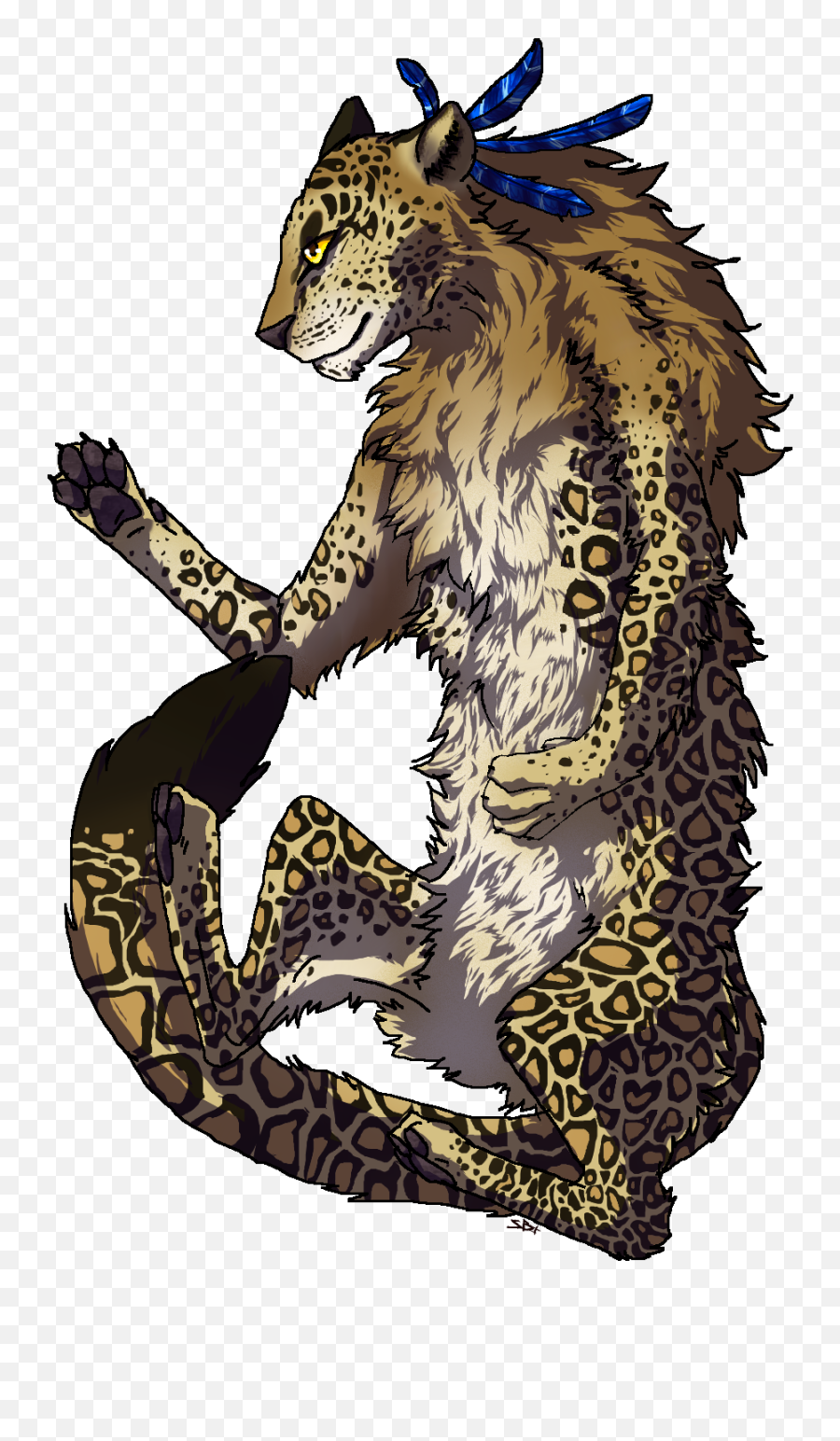 Some Of My Own Trash X3 Leopon Drawn On Krita - Bobcat Emoji,Can You Make Your Own Emoticons With Krita?