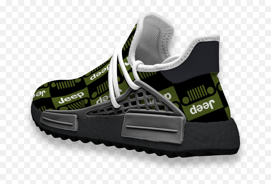 Sweet Custom Jeep Logo Green Human Style Athletic Shoes Website Emoji,Hilarious Custom Emoji