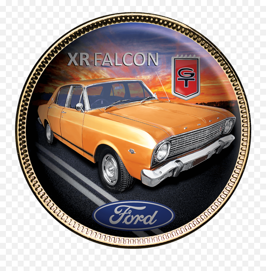 Ford Gt Enamel Penny Collection - Aussie Coins And Notes Ford Emoji,Falcons Emoji