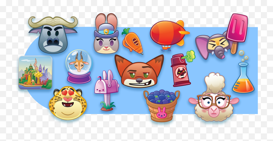 Disney Emojis,Colored Emojis