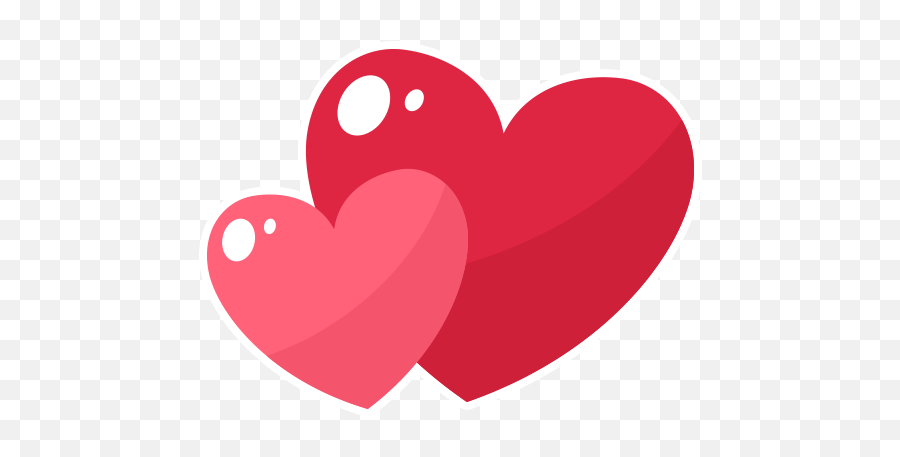 Heart Pack By Marcossoft - Sticker Maker For Whatsapp Emoji,2 Pink Heart Emoji