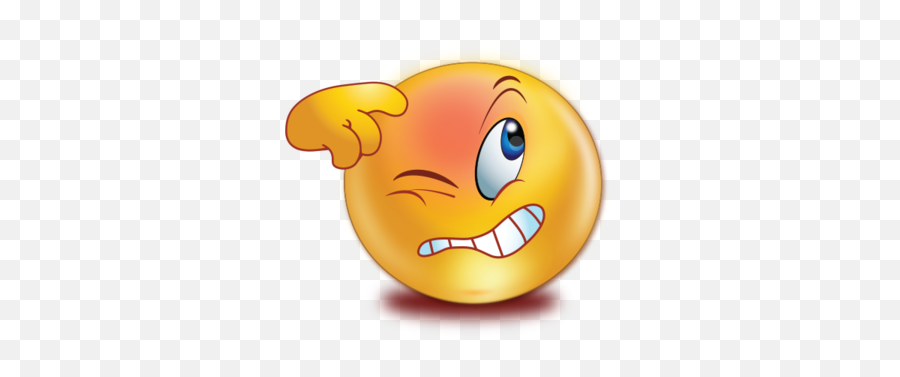 Hard Thinking Red Face Emoji - Thinking Hard Emoji,Alt Emoticons