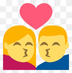 Kiss Emoji Clipart - Gelin Damat Emoji Iphone,Kiss Emoji