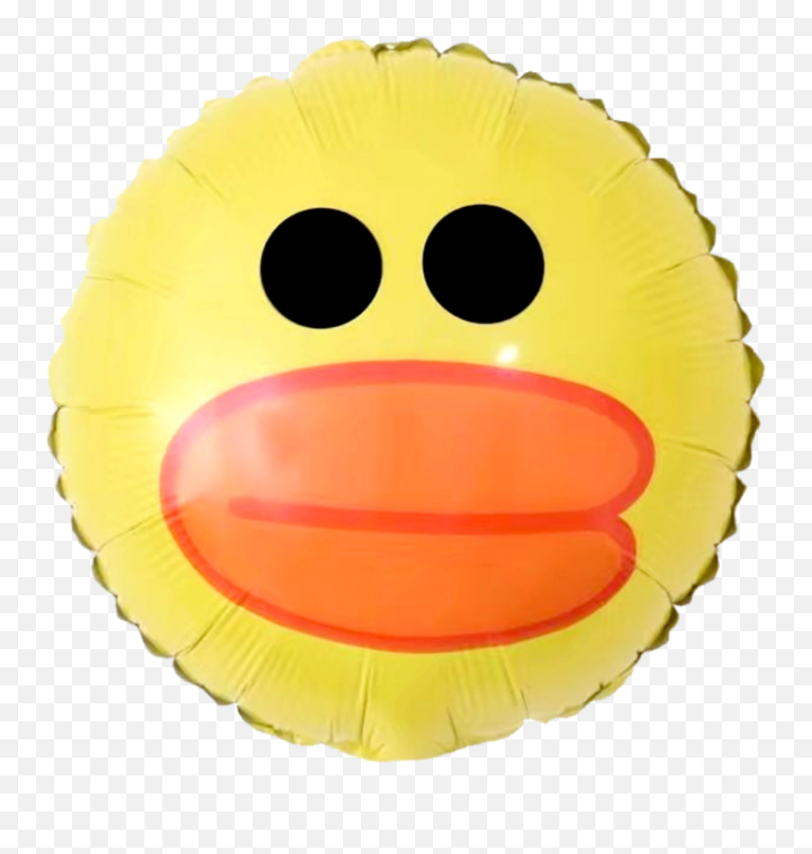 Big Lips Duck Balloon - Happy Emoji,Choking Emoticon