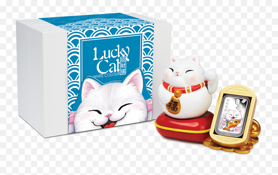 2020 Lucky Cat 1oz Silver Proof Coin - Lucky Cat 2020 1oz Silver Proof Coin Emoji,Lucky Cat Emoji