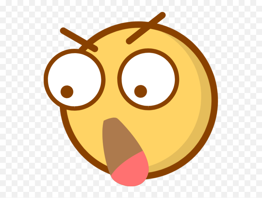 Emoji Surprise Big Eyes Vector - Happy,Big Eyes Emoji