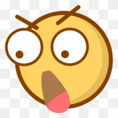 Emoji Surprise Big Eyes Vector - Happy,Big Eyes Emoji