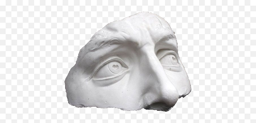 Statue Marble Face Eyes Sticker - Greek Statue Head Png Emoji,Statue Emoji
