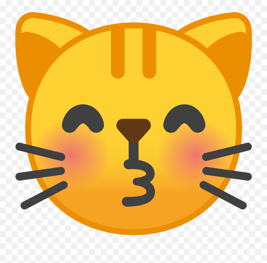 Kissing Cat Emoji Clipart Free Download Transparent Png - Cat And Puppy Face With Tears Of Joy,Kiss Emoji Clipart