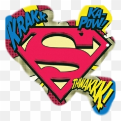 Popart Superman Sticker - Senator John Heinz History Center Emoji,Superman Emoji Art