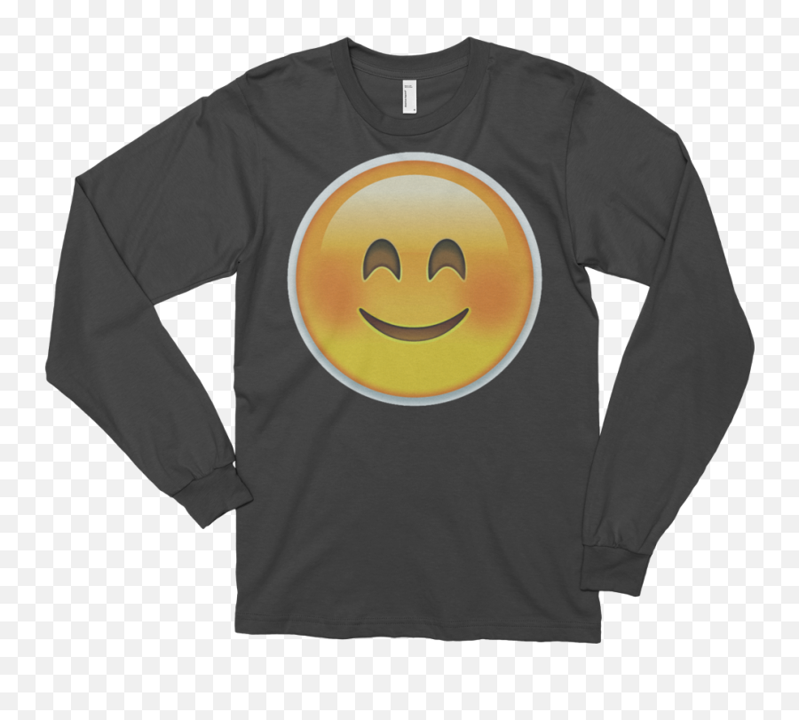 Smiling Black And Yellow T Shirt - Clipart Best Nasa Long Sleeve T Shirt Emoji,Emoji Shirt Amazon