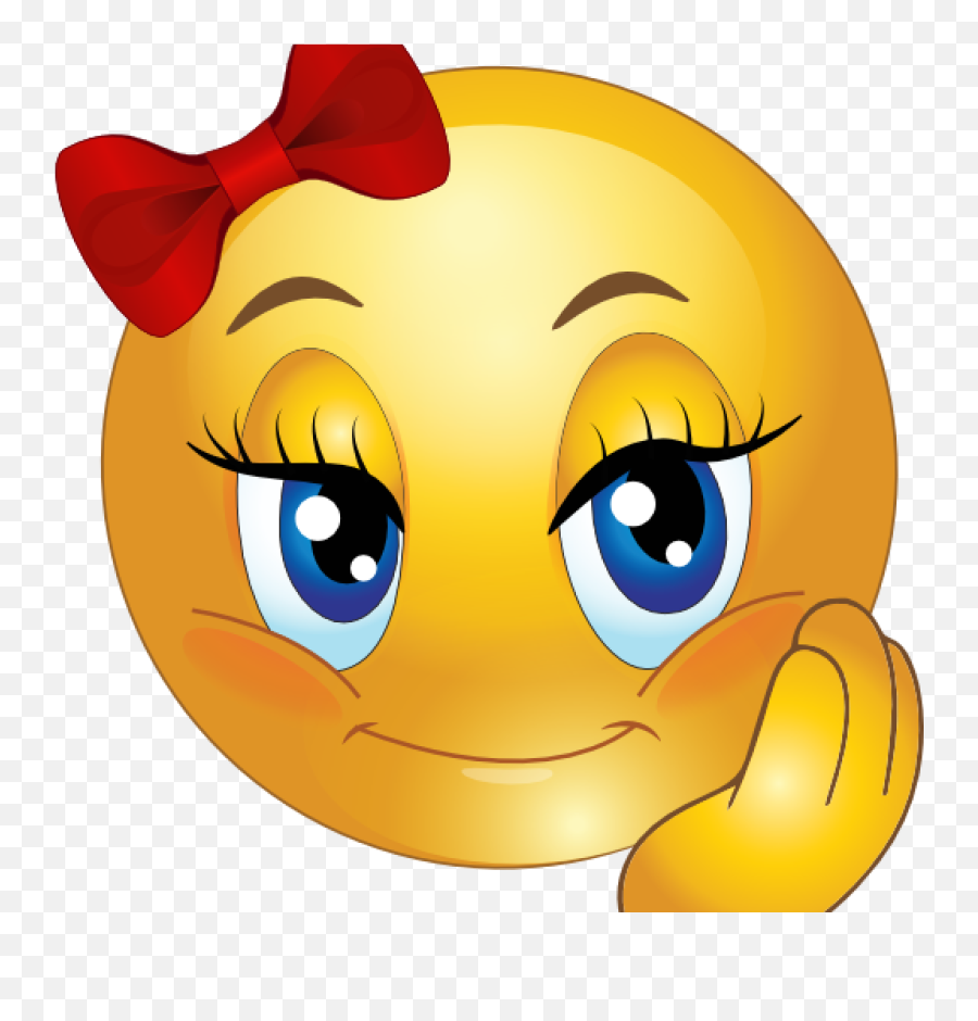 Smileys Clipart Girl Smiley Clipart Free Clipart - Pretty Pretty Emoji,Girl Emojis