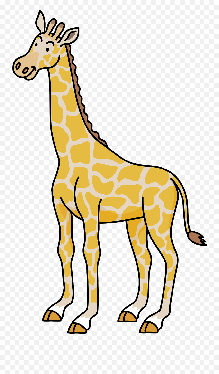 Giraffe Clipart - Animal Figure Emoji,Giraffe Emoji Png