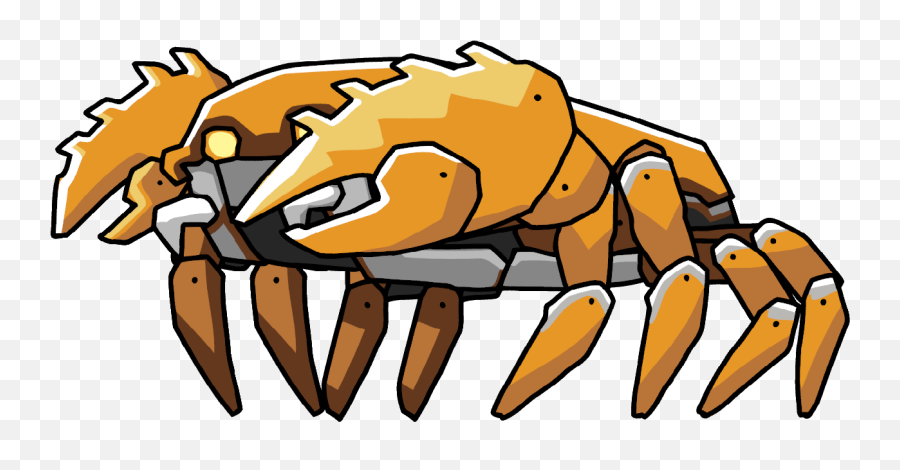 Friendly Clipart Enemy Friendly Enemy - Giant Enemy Crab Scribblenauts Emoji,Crab Emoji Meme