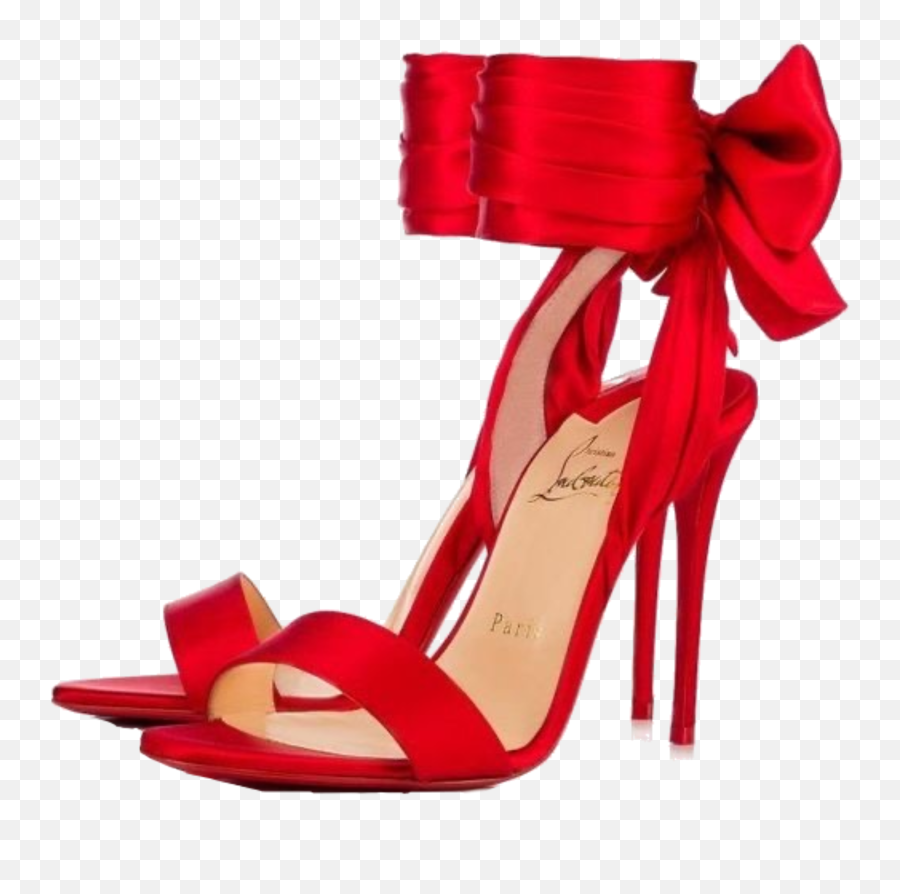 Red Redhoes Shoes Stilettos Sticker - Dress High Heel Black Sandal Emoji,Red High Heel Emoji