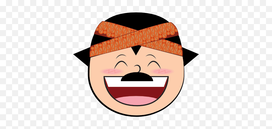 Funny Man Cartoon Face - Happy Emoji,Funny Movies Emoji