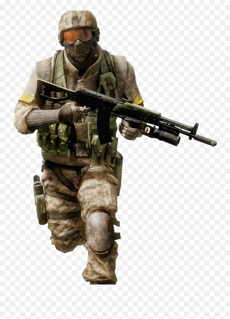 Download Games Free Png Photo Images And Clipart Freepngimg - Battlefield Bad Company 2 Soldier Emoji,Halo 3 Battle Rifle Emoticon