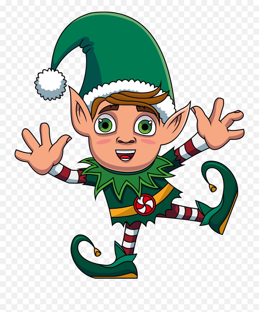 Christmas Elf Clipart - Christmas Elf Emoji,Christmas Elf Emojis