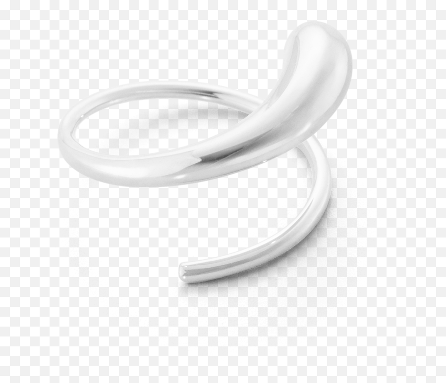 Mercy Swirl Spiral Earring In Sterling Silver Georg Jensen - Solid Emoji,His Eyes Were A Swirl Of Emotions