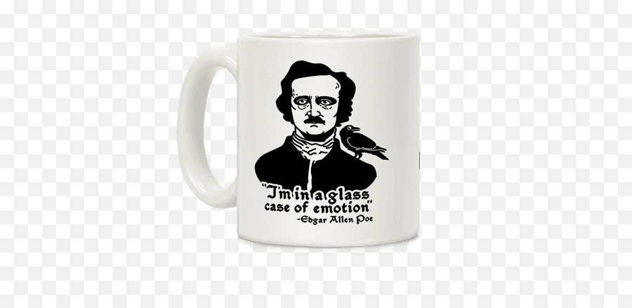 Edgar Allan Poe Merchandise Baby Onesie - Serveware Emoji,Glass Case Of Emotion Merchandise