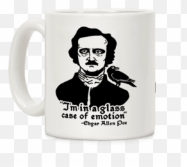 Edgar Allan Poe Merchandise Baby Onesie - Serveware Emoji,Glass Case Of Emotion Merchandise
