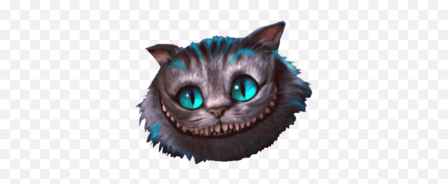 Top Alice Cooper Stickers For Android U0026 Ios Gfycat - Alice In Wonderland Cat Gif Png Emoji,Alice In Wonderlamd Emojis