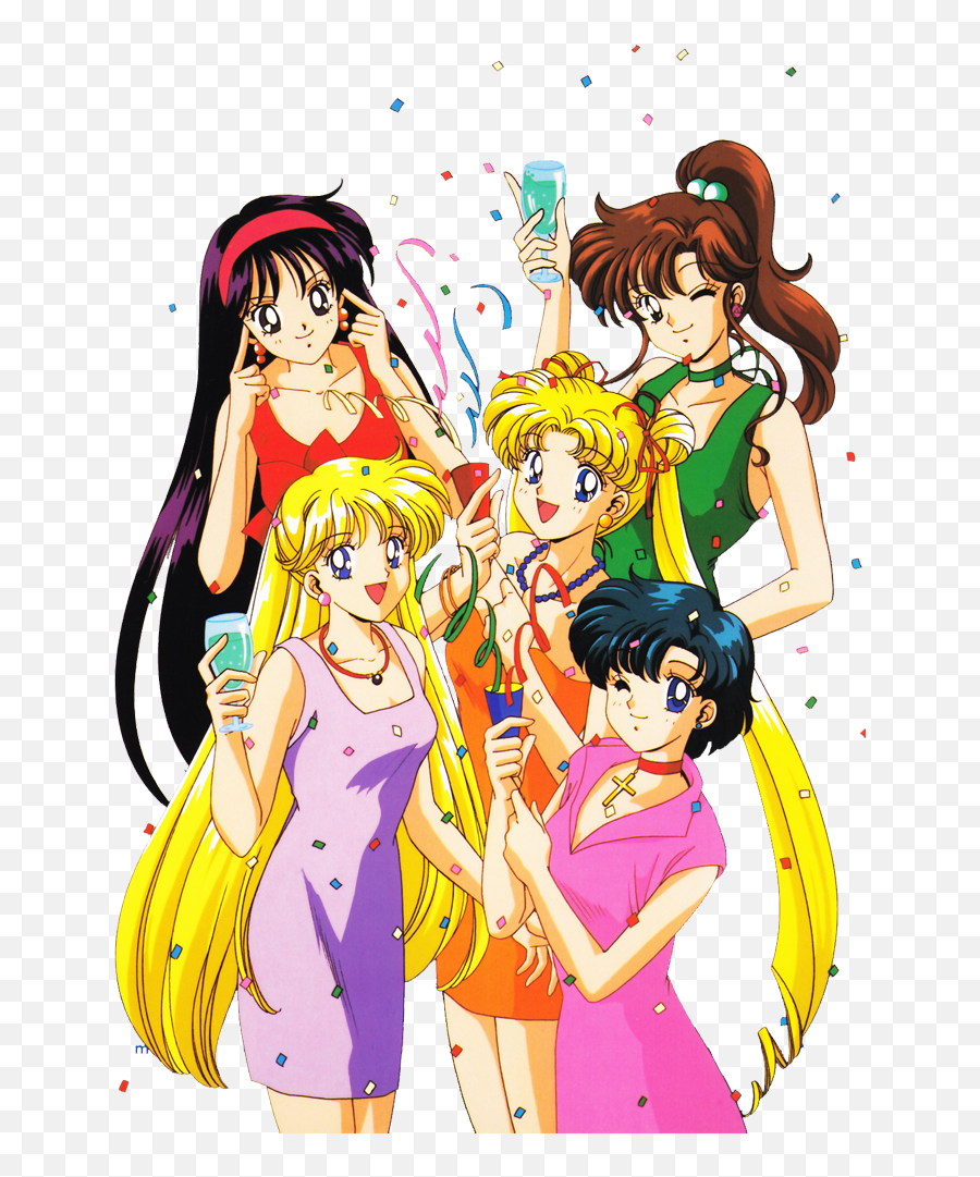 Download Sailor Jupiter Sailor Venus Sailor Mars Sailor - Sailor Moon Rei Makoto Minako Ami Rei Emoji,Sailor Moon Mars Emoticons