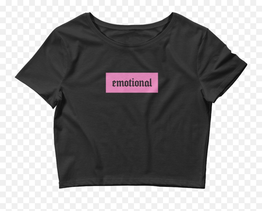 Aesthetic Emotional - Pastel Goth Crop Tee Cute Pansexual Pride T Shirt Emoji,Emotions With The Letter V In Them