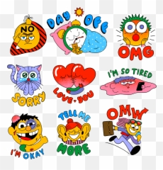 48 Ideas - Behance Stickers Emoji,Kawqii Emoticon Panties