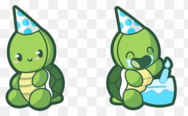 Cute Birthday Turtle Cursor - Birthday Turtle Png Emoji,Tucker Turtle Emojis
