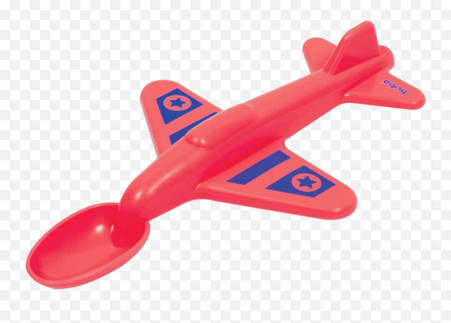 Colher Avião Vermelha Buba - Colher De Avião Buba Emoji,Emoticon Aviao Png