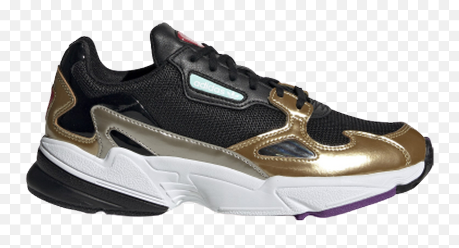 Adidas Falcon Black And Gold Off 73 - Adidas Falcon Trainers Gold Emoji,Emoji Skechers Shoe Boys