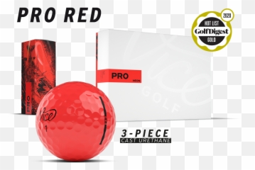 Vice Golf Balls Pro Neon Red - Vice Golf Balls Emoji,Bowling Ball Golf Club Emoticon