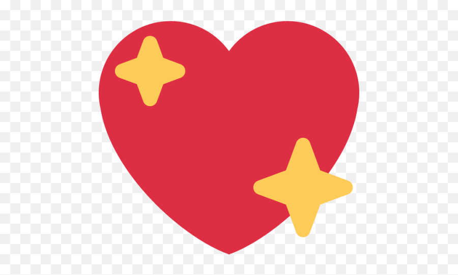 Sparkling Emoji - Twitter Heart Sparkle Emoji,Using Heart Emojis For Other Girls