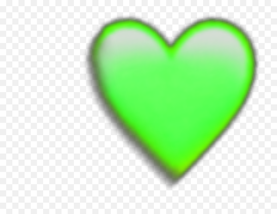 Green Heart Emoji Iphone Sticker Random Sticker By - Girly,Random Emoji Png