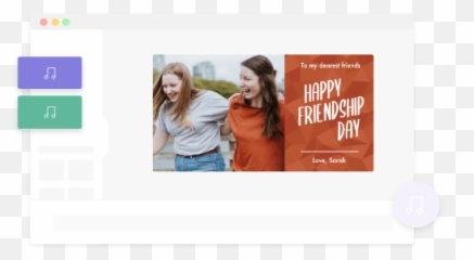 Friendship Day Video Maker Create In 5 Mins For Free - Language Emoji,Bff Quotes With Emojis