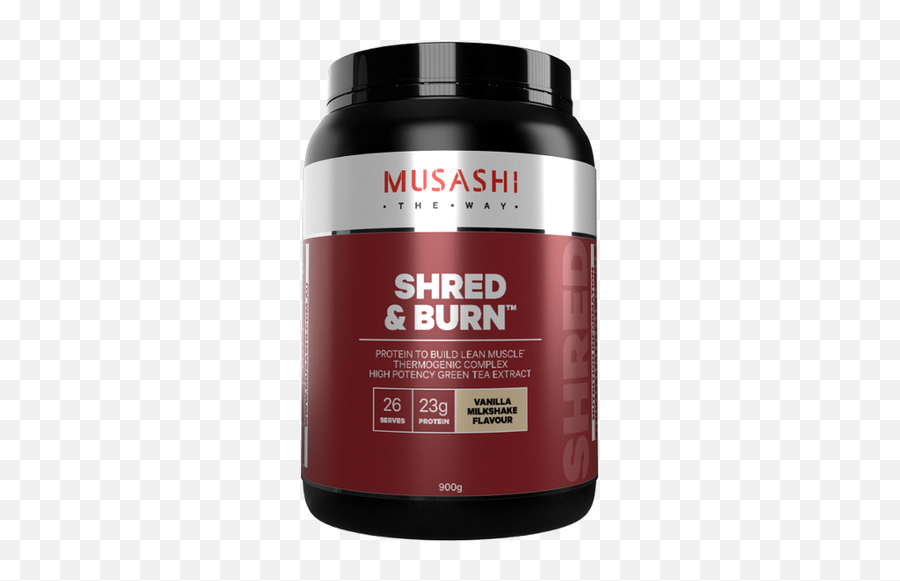 Shred And Burn Vanilla 900g Musashi - Holistic Health And Emoji,Emotion Shred