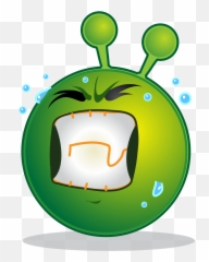 Filesmiley Green Alien Hufsvg - Wikimedia Commons Emoji,Emoji Dead Eyes