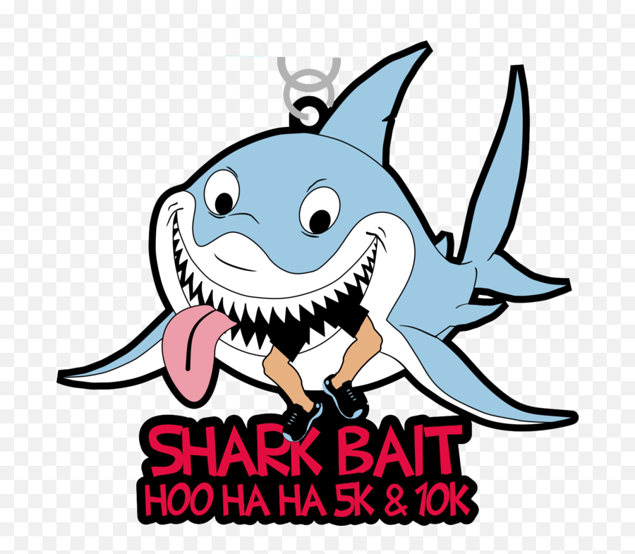 Shark Bait Hoo Ha Ha 5k 10k - Clip Art Emoji,Shark Fin Emoji