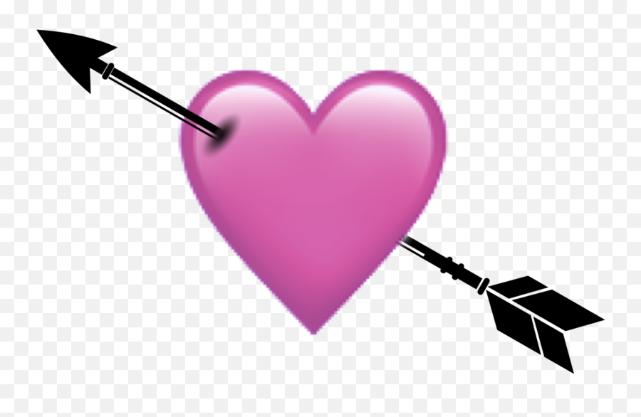 Heart Arrow Iphone Emoji Sticker - Girly,Heart With Arrow Emoji