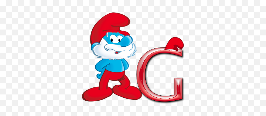 Free Alphabet Smurf Alphabet A - Z Png Graphics Letter Fictional Character Emoji,The Emoji Boss Minion Bee
