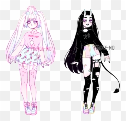 Cute Pastelgoth Corean Corea Sticker By - Pastel Goth Art Emoji,Japanese Demon Emoji