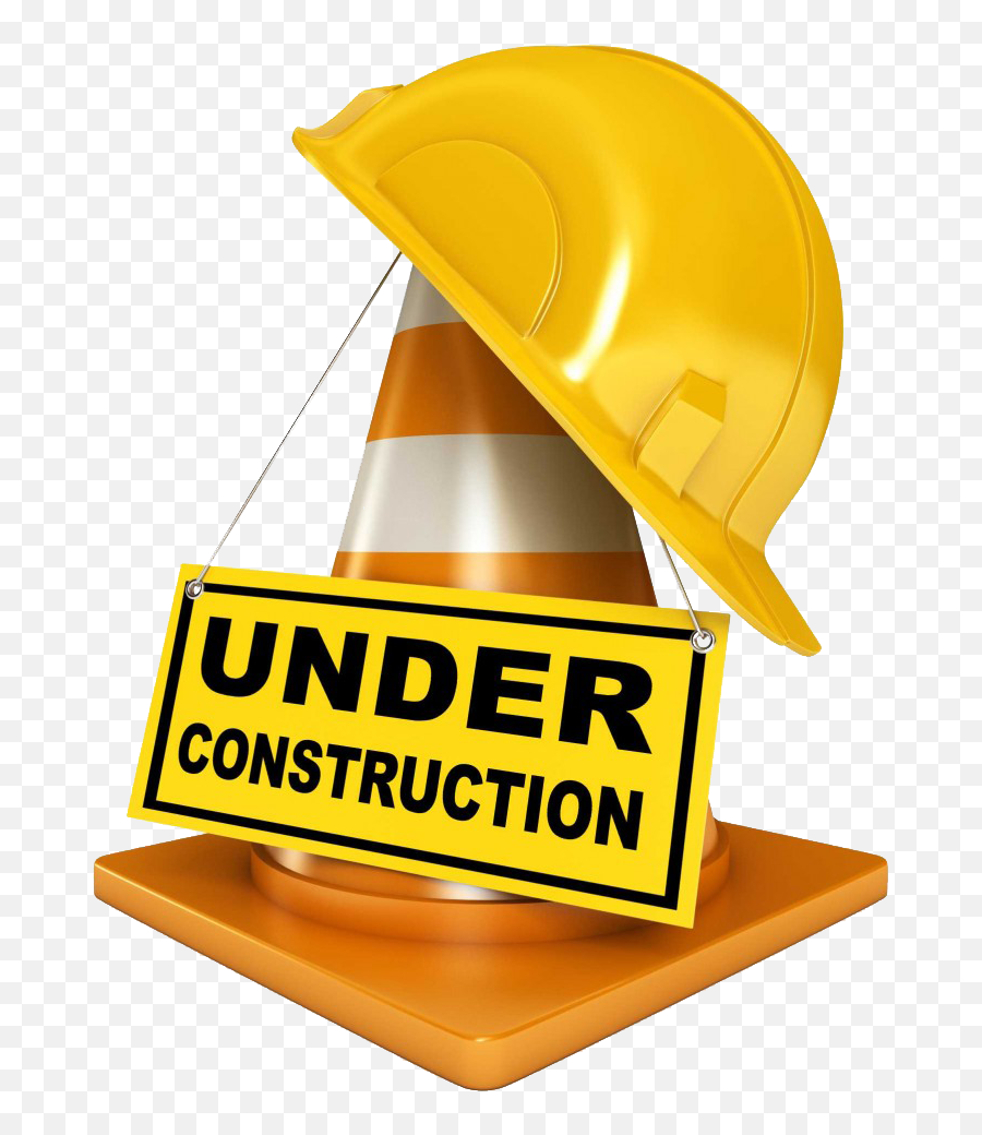 Under Construction Vector Png Clipart - Life Under Construction Emoji,Under Construction Emoji