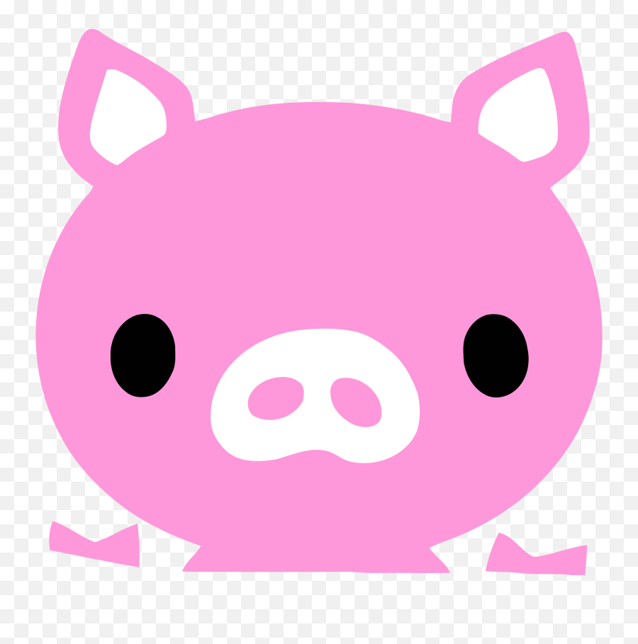 Domestic Pig Computer Icons Piglet Line Art - Piglet Icon Clip Art Emoji,Thunderbird Emoticons Download