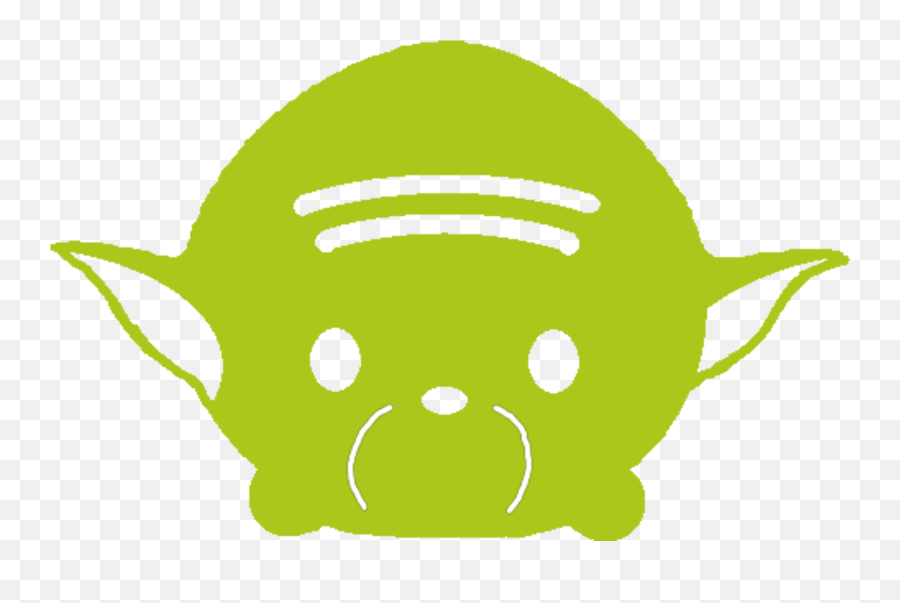 Yoda Tsum Tsum Green Clipart - Full Size Clipart 174594 Transparent Star Wars Tsum Tsum Icon Emoji,Yoda Emoji Facebook